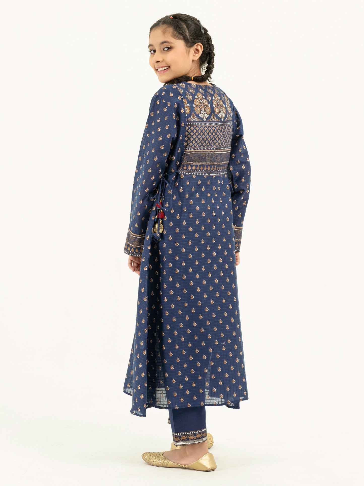 2 Piece Lawn Suit-Pasted (Pret)
