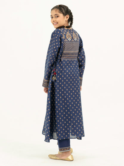 2 Piece Lawn Suit-Pasted (Pret)