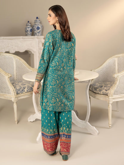 2 Piece Khaddar Suit-Embroidered(Unstitched)