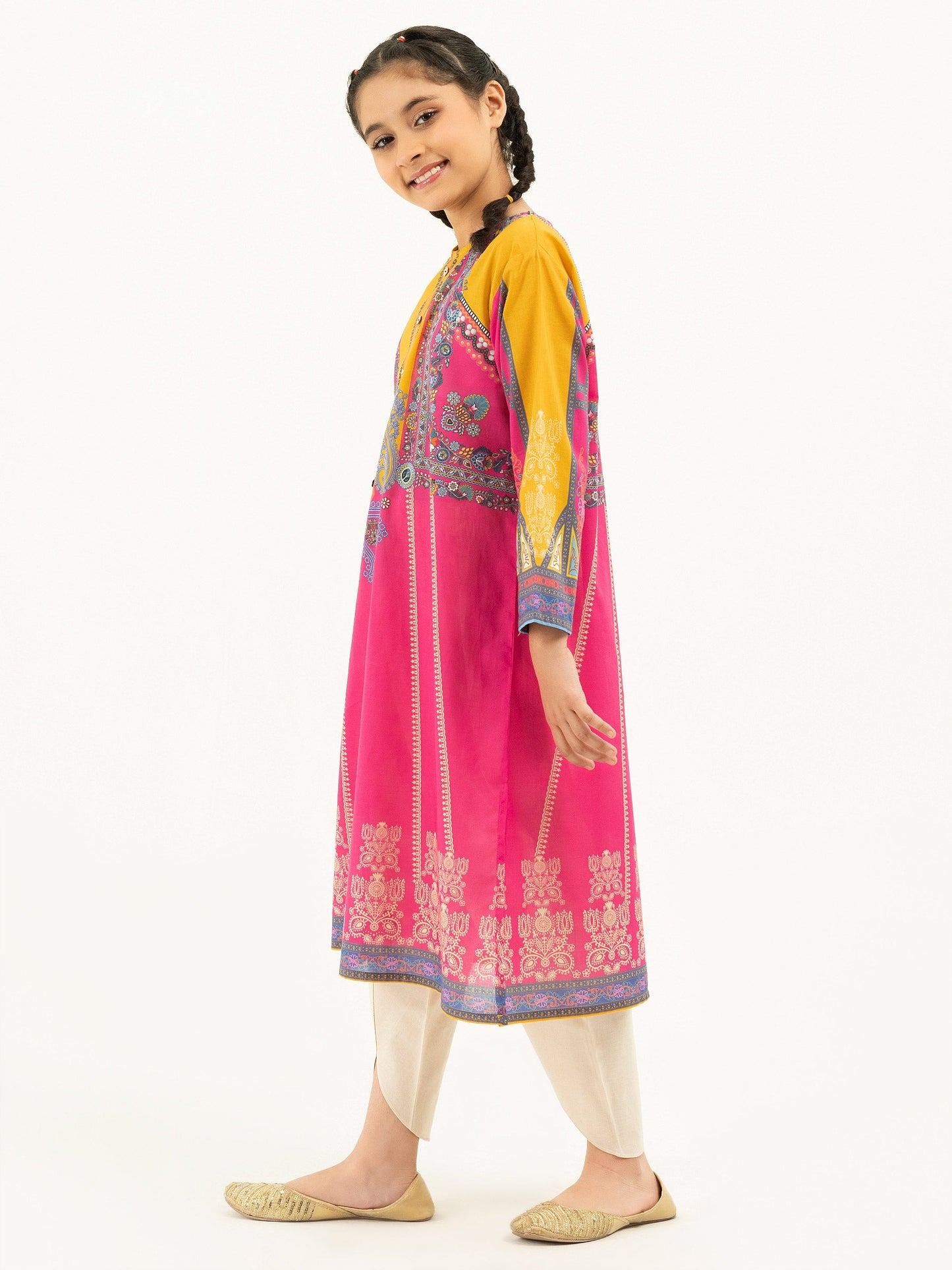 Lawn Shirt-Printed (Pret)
