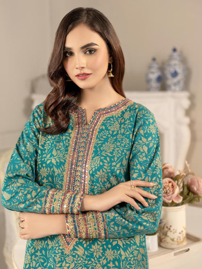 2 Piece Khaddar Suit-Embroidered(Unstitched)