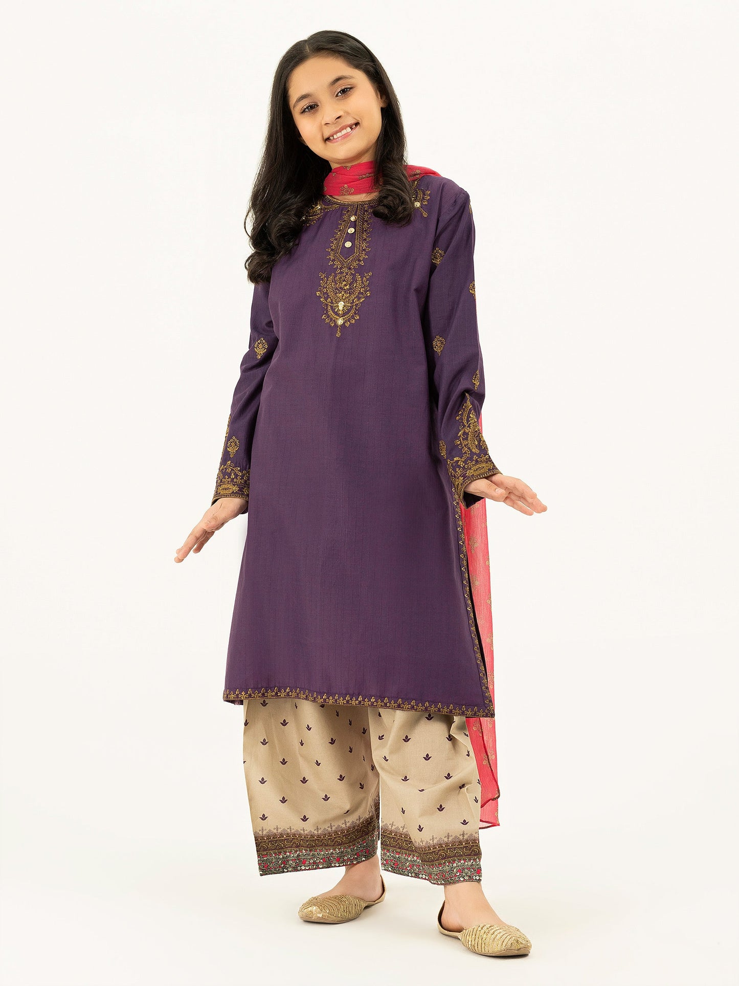 3 Piece Lawn Suit-Embellished (Pret)