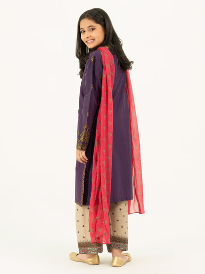 3 Piece Lawn Suit-Embellished (Pret)