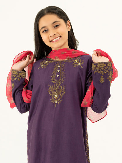 3 Piece Lawn Suit-Embellished (Pret)