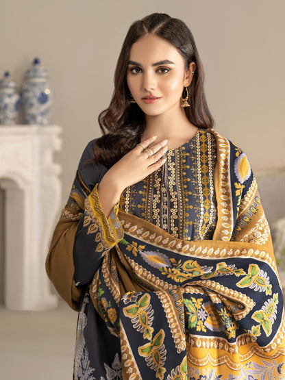 3 Piece Khaddar Suit-Embroidered(Unstitched)