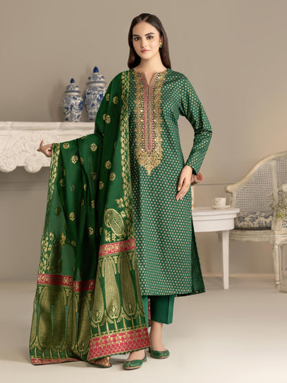 3 Piece Khaddar Suit-Embroidered(Unstitched)
