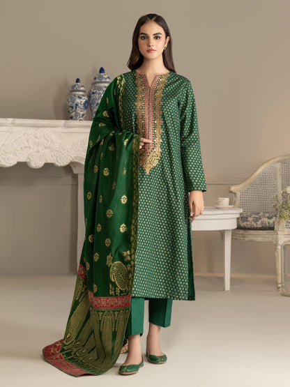 3 Piece Khaddar Suit-Embroidered(Unstitched)