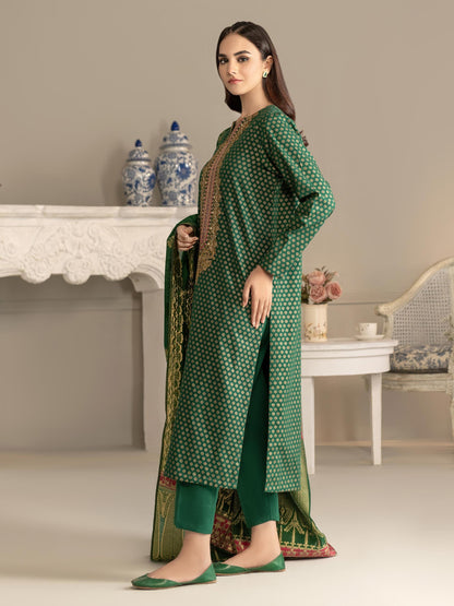 3 Piece Khaddar Suit-Embroidered(Unstitched)
