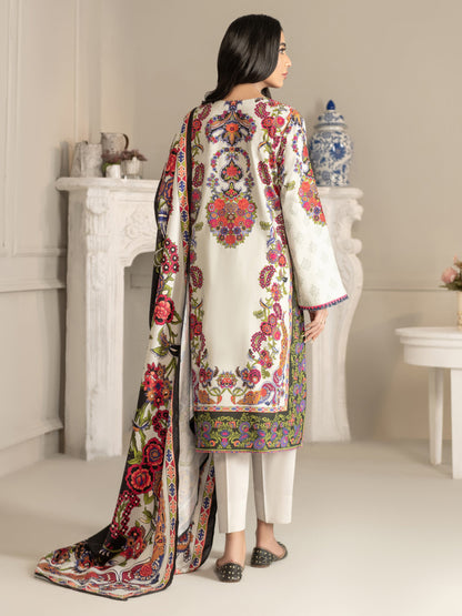 2 Piece Winter Cotton Suit-Embroidered(Unstitched)