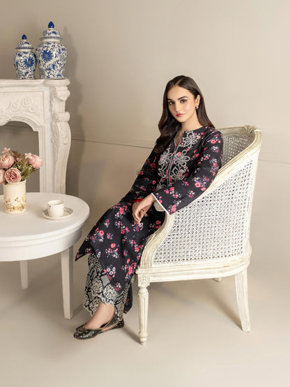 3 Piece Khaddar Suit-Embroidered(Unstitched)
