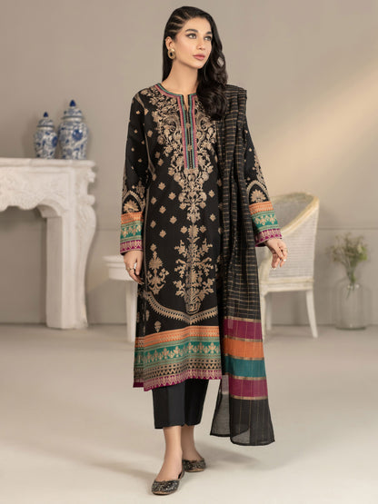 2 Piece Winter Cotton Suit-Embroidered(Unstitched)