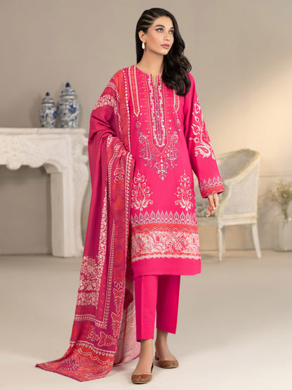 3 Piece Khaddar Suit-Embroidered(Unstitched)