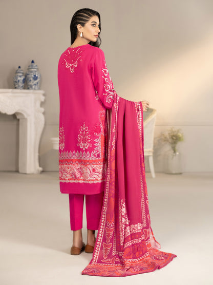 3 Piece Khaddar Suit-Embroidered(Unstitched)
