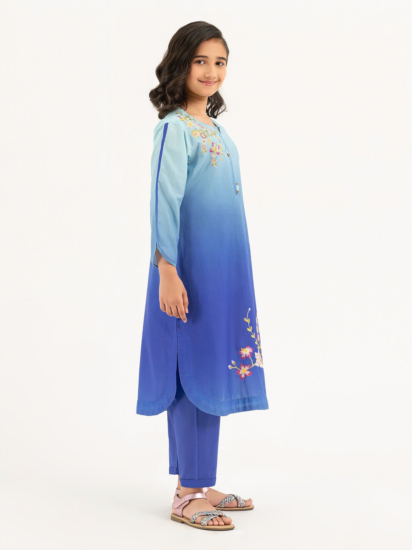 2 Piece Lawn Suit-Embroidered (Pret)