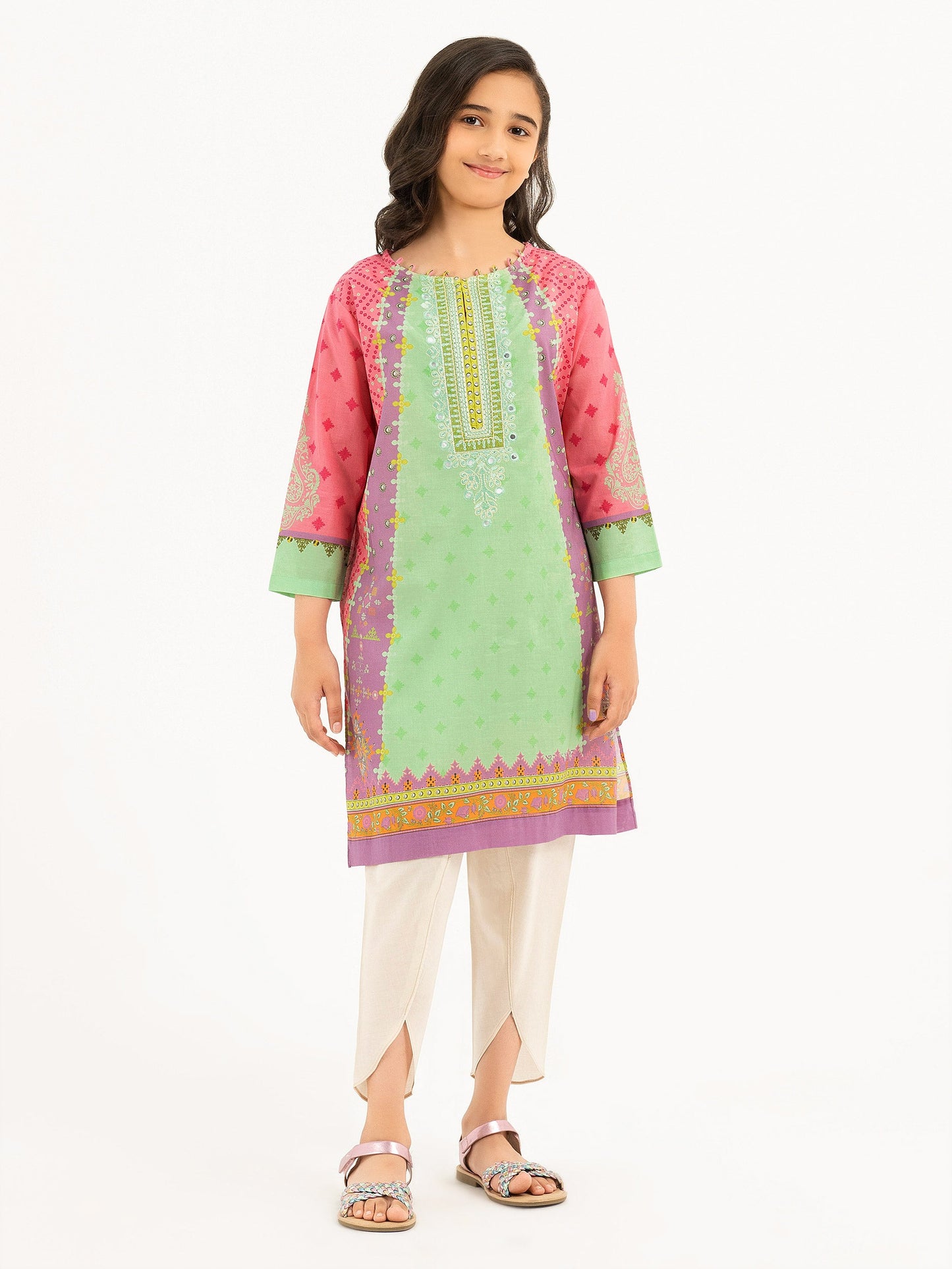 Raw Lawn Shirt-Embroidered (Pret)