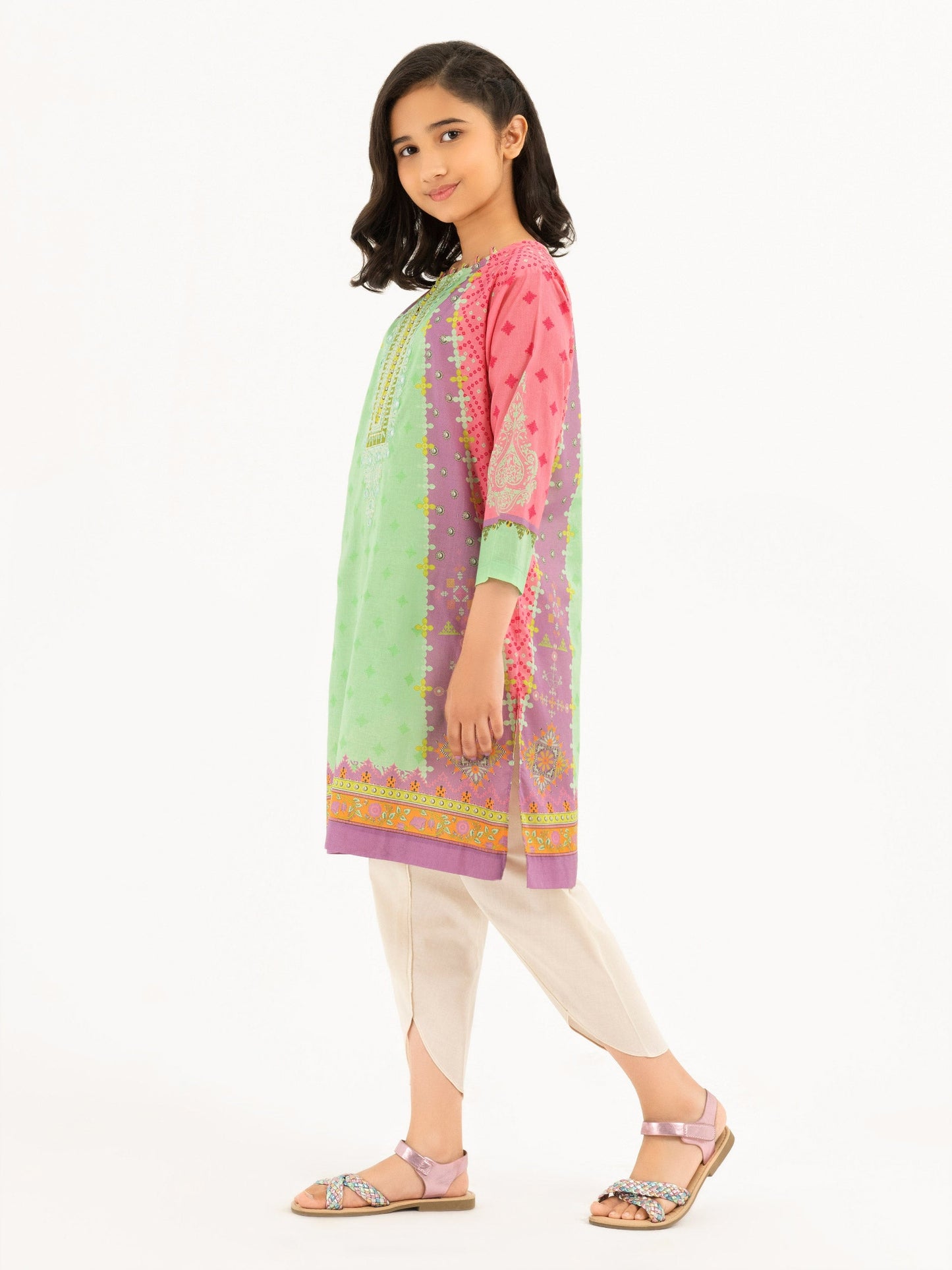 Raw Lawn Shirt-Embroidered (Pret)