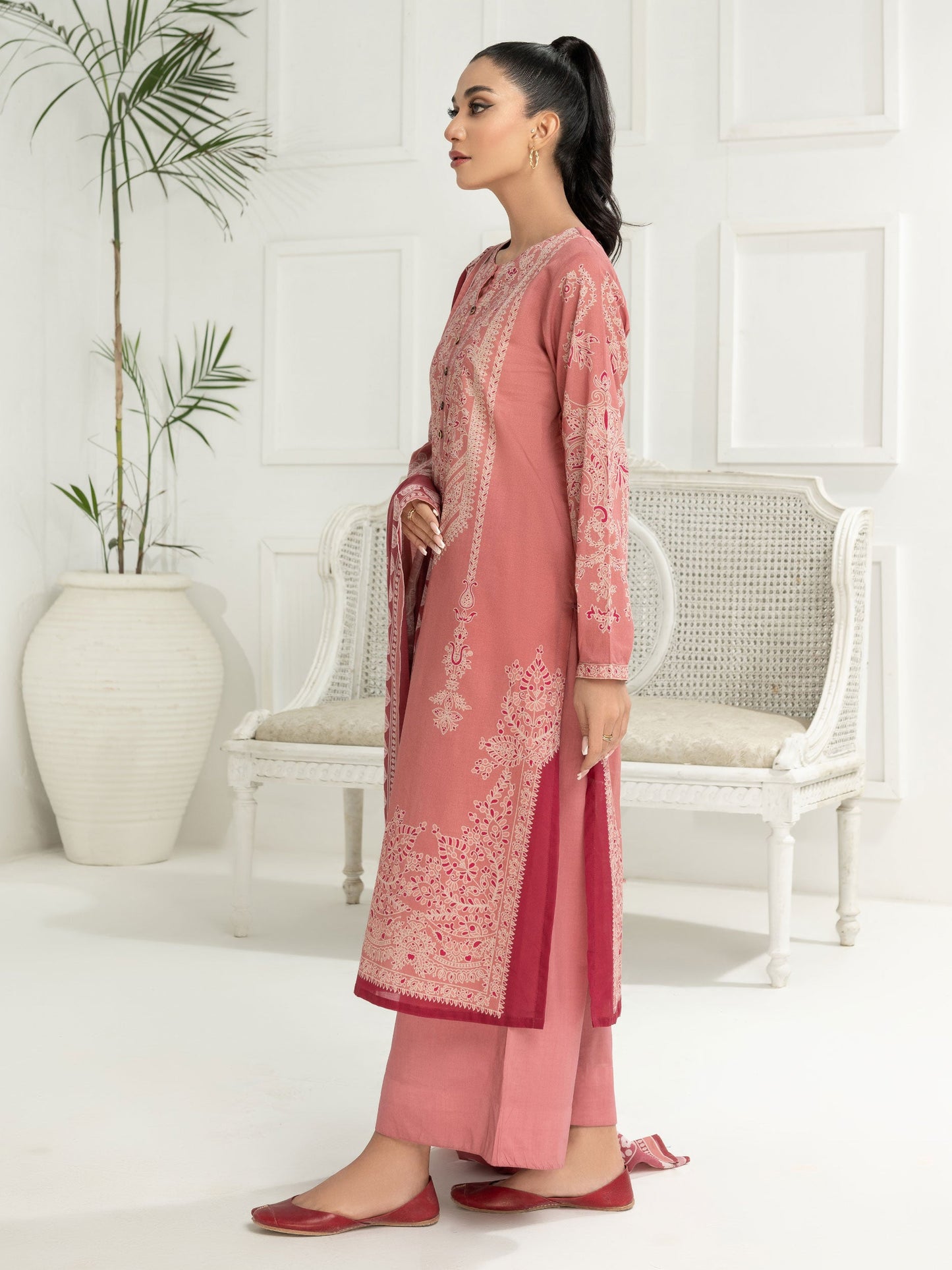 3 Piece Lawn Suit-Printed (Unstitched)