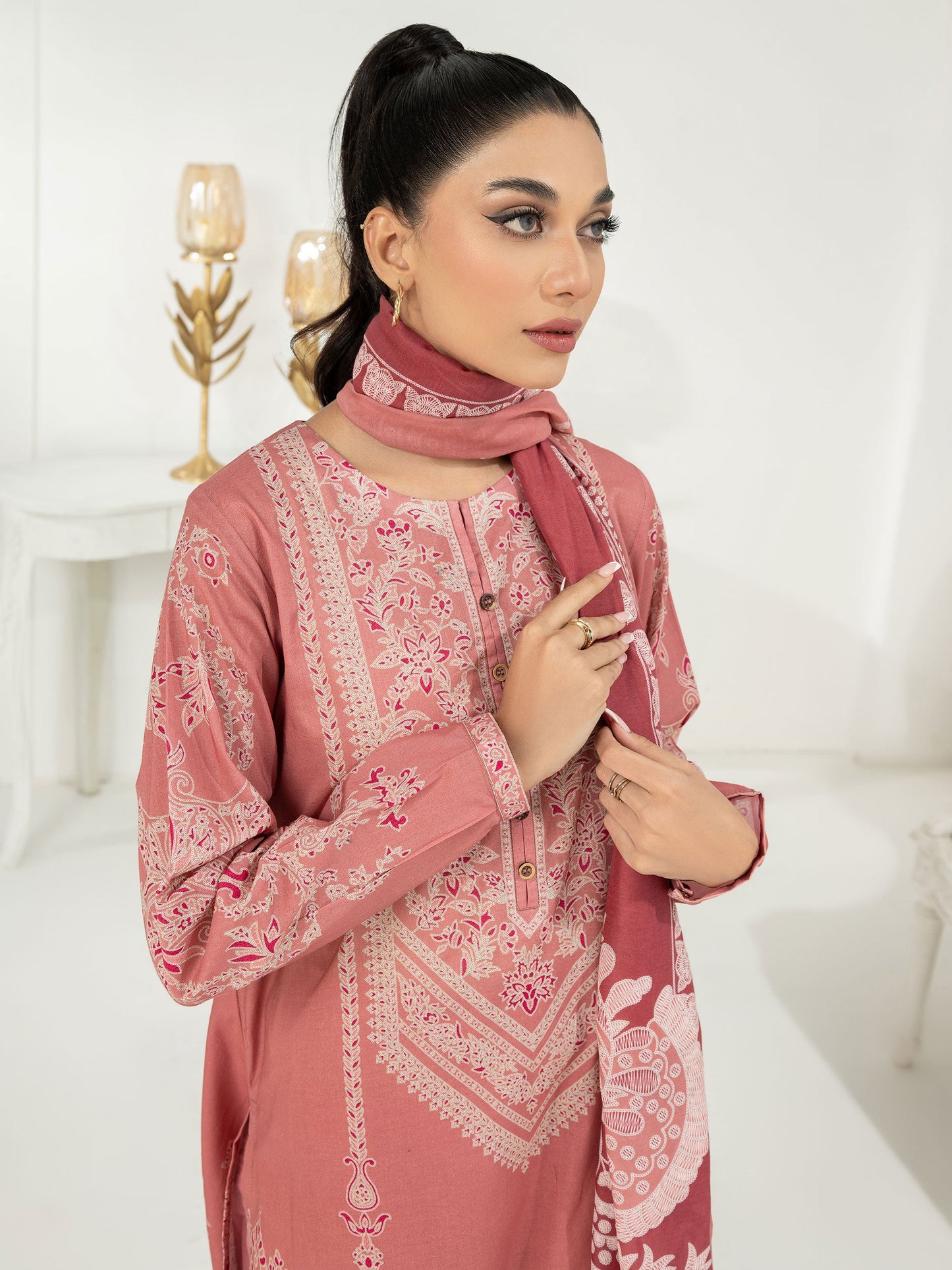 3 Piece Lawn Suit-Printed (Unstitched)