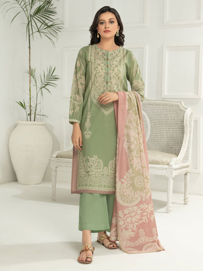 3 Piece Lawn Suit-Printed (Unstitched)