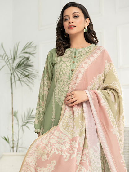 3 Piece Lawn Suit-Printed (Unstitched)