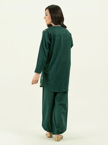 2 Piece Cambric Suit-Embroidered (Pret)