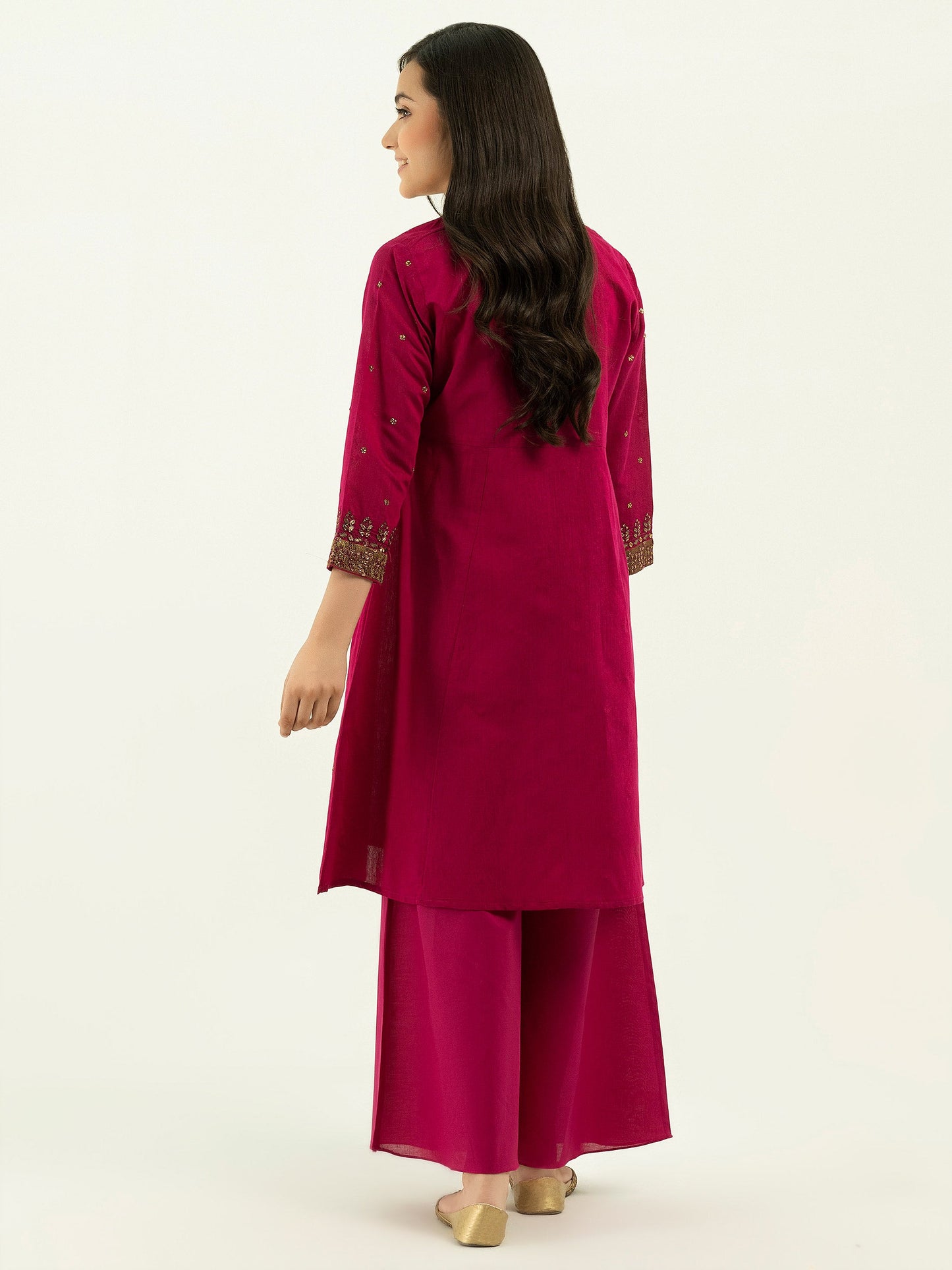 2 Piece Net Suit-Embellished (Pret)