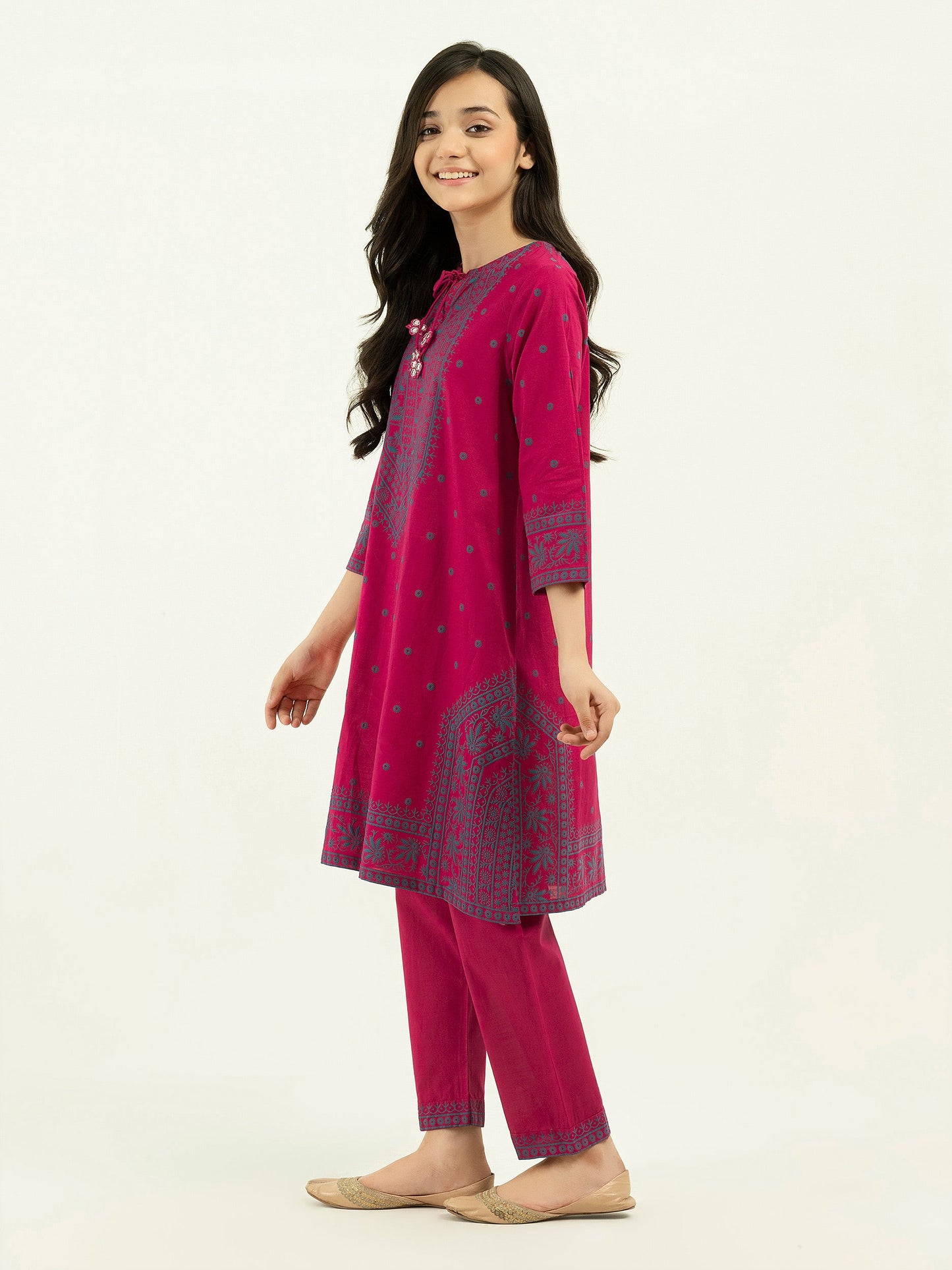 2 Piece Lawn Suit-Pasted (Pret)
