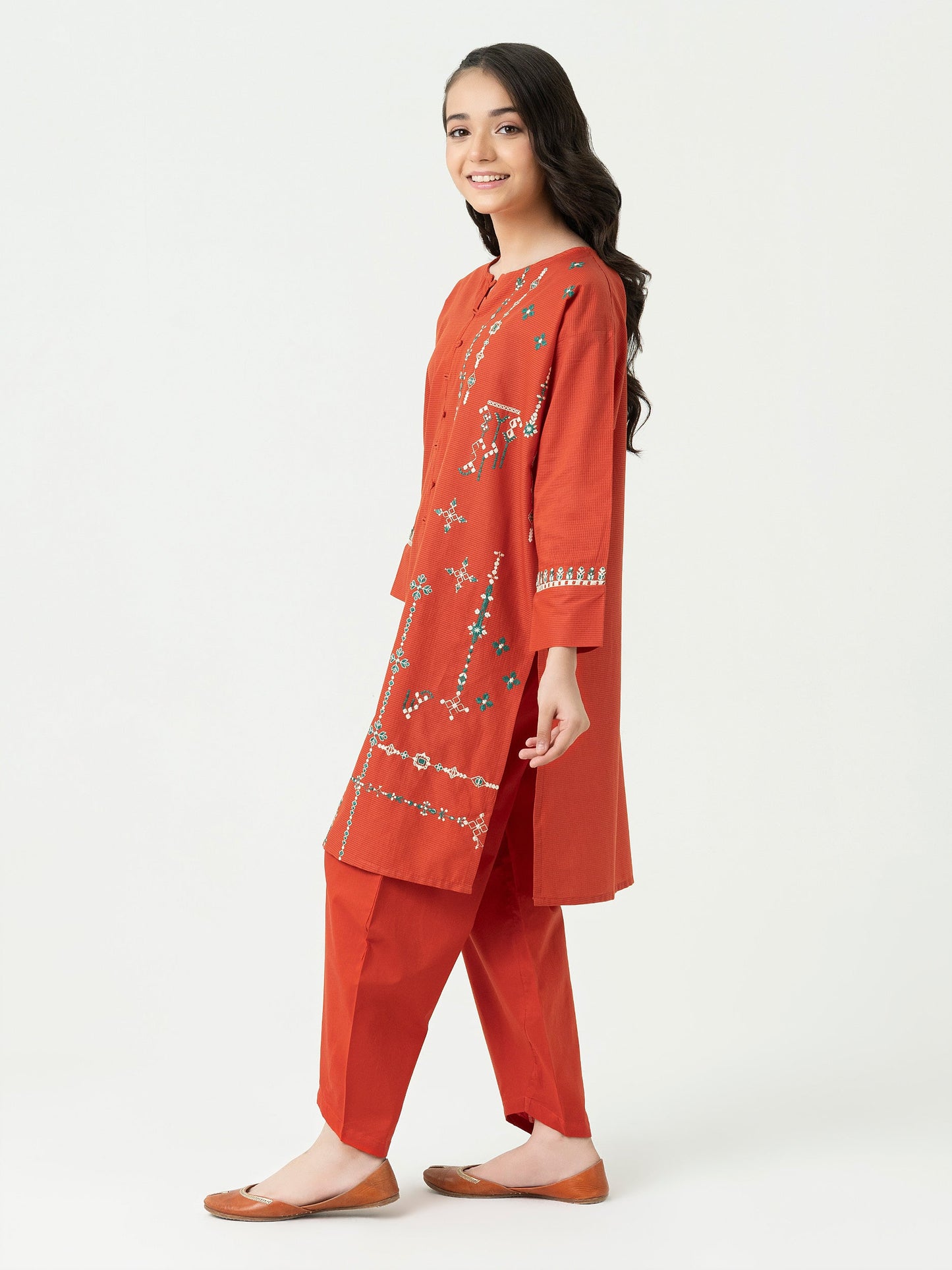 2 Piece Lawn Suit-Embroidered (Pret)