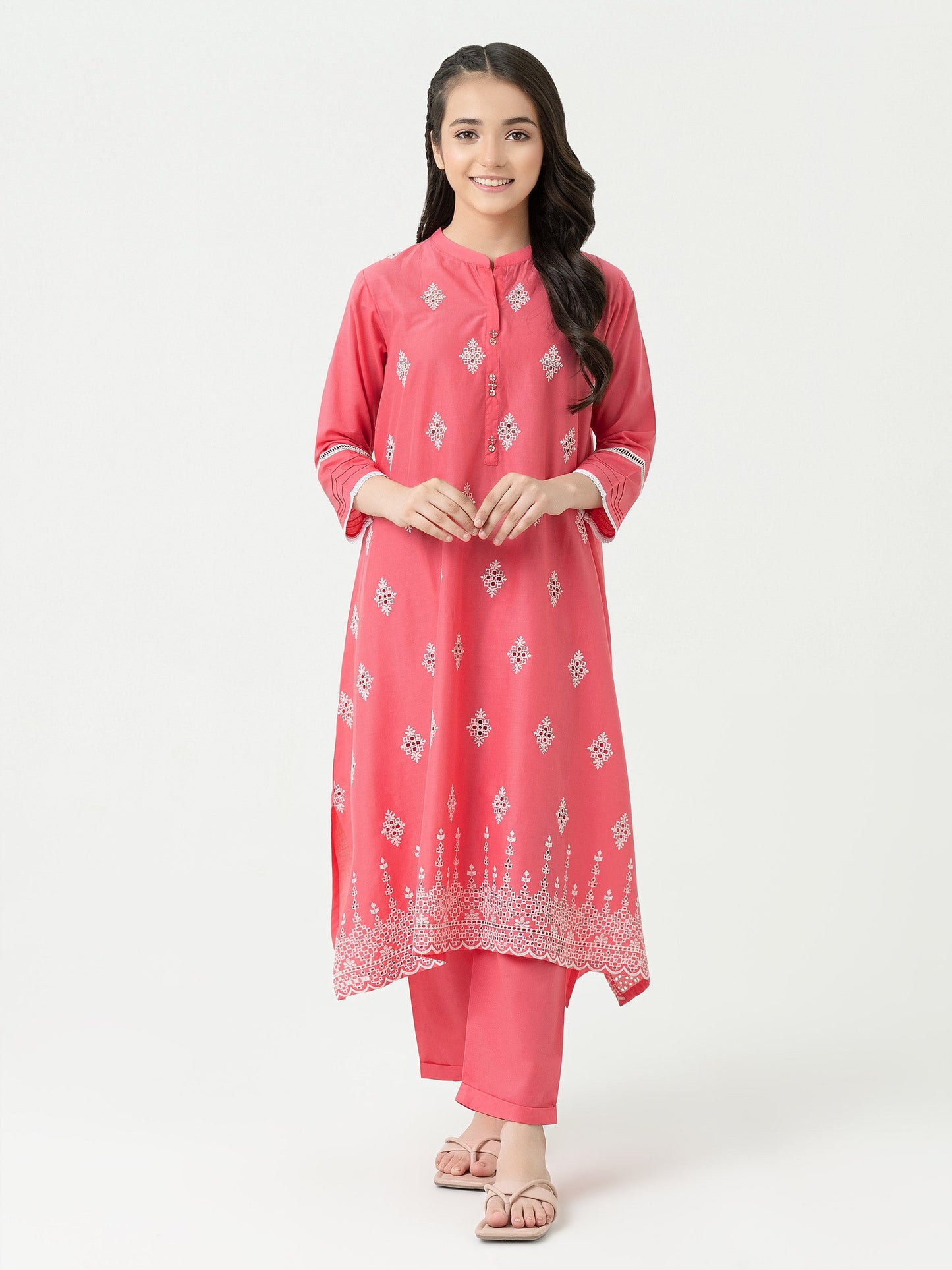 2 Piece Lawn Suit-Embroidered (Pret)