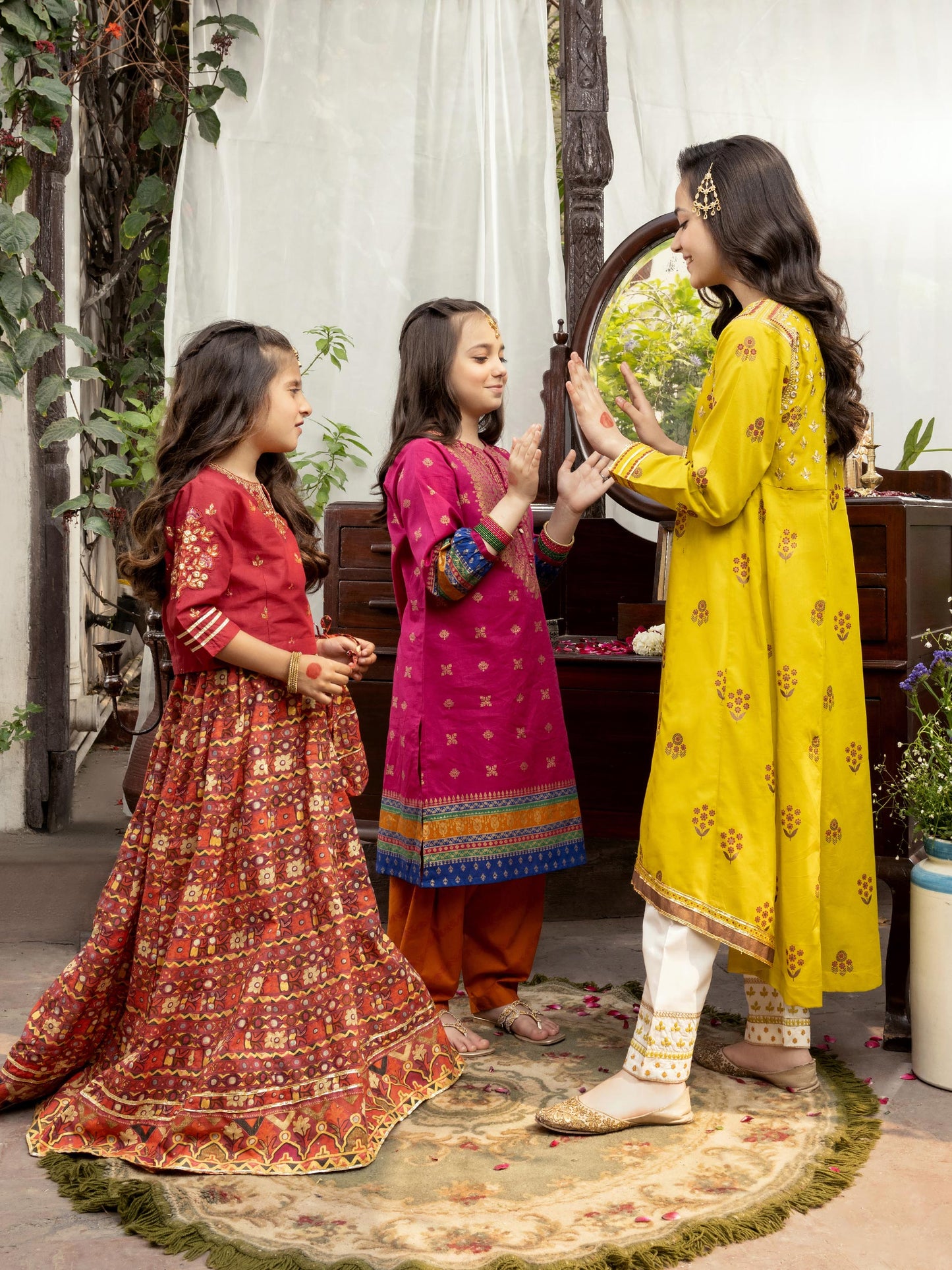 2 Piece Lawn Lehnga-Embroidered (Pret)
