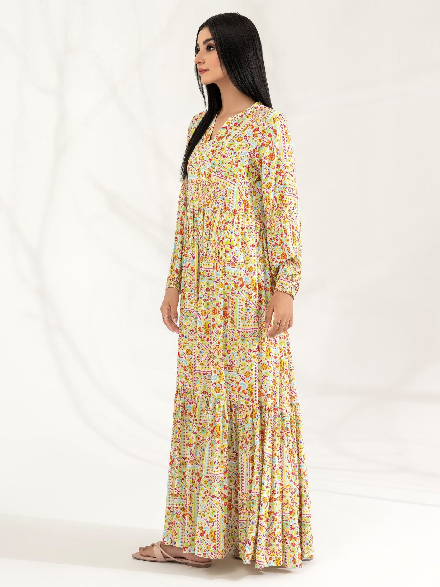 Viscose Lawn Shirt-Printed (Unstitched)