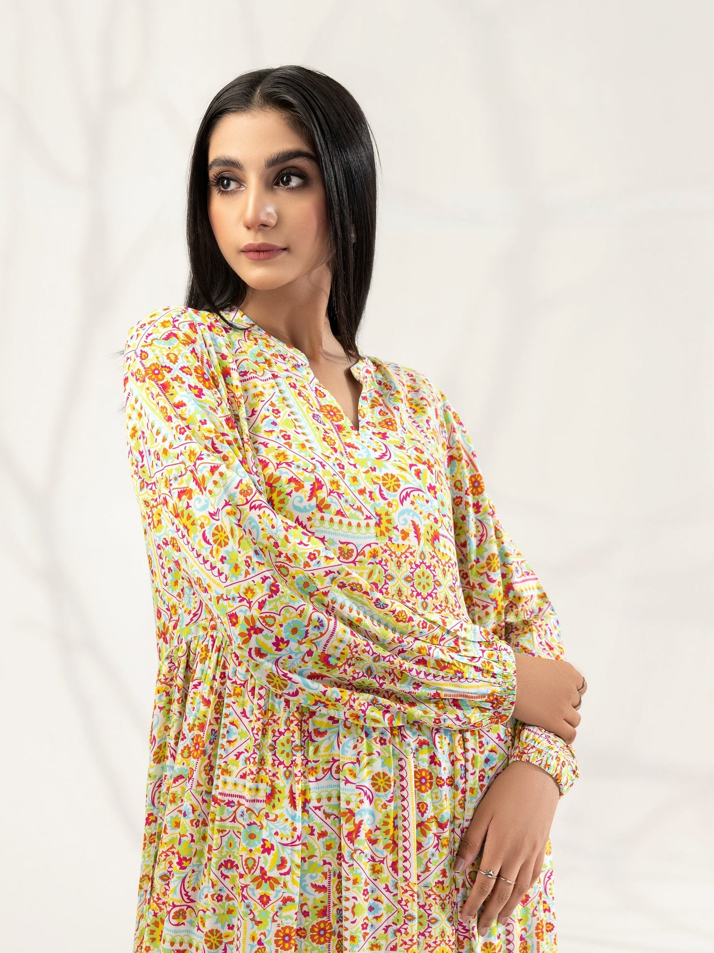 Viscose Lawn Shirt-Printed (Unstitched)