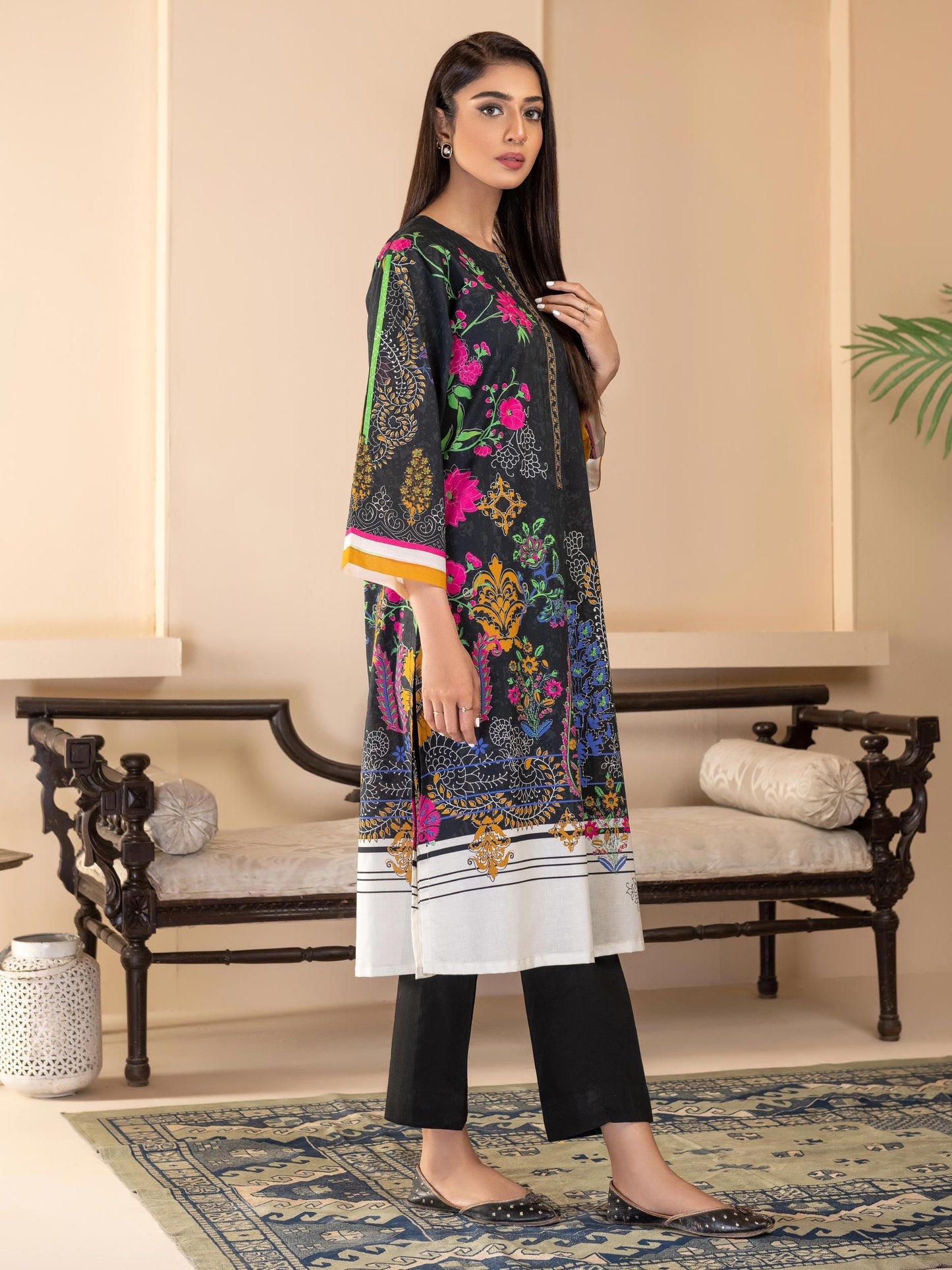 Lawn Shirt-Printed (Unstitched)