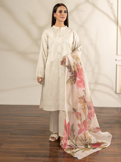 3 Piece Lawn Suit-Pasted (Unstitched)