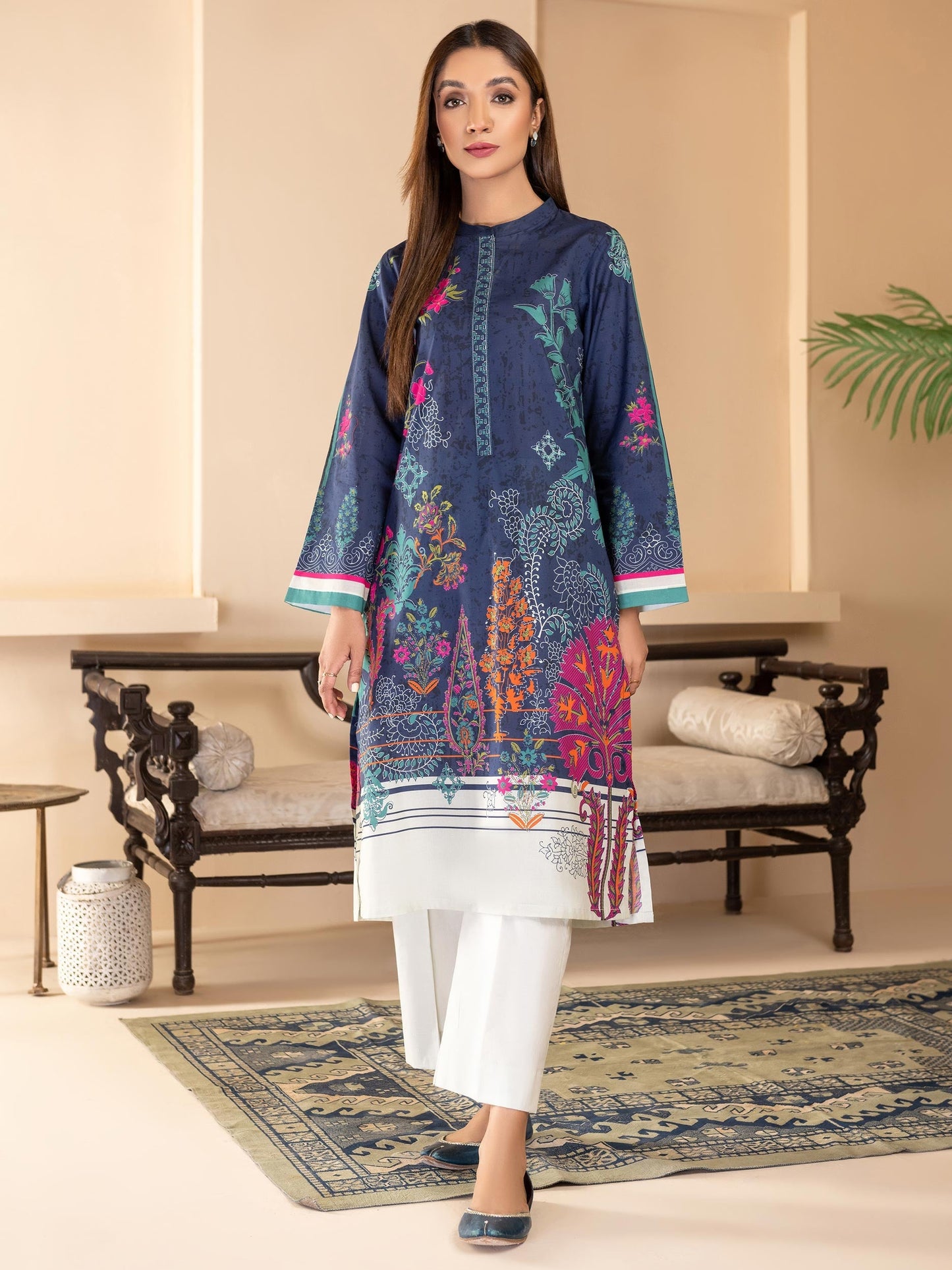 Lawn Shirt-Printed (Unstitched)