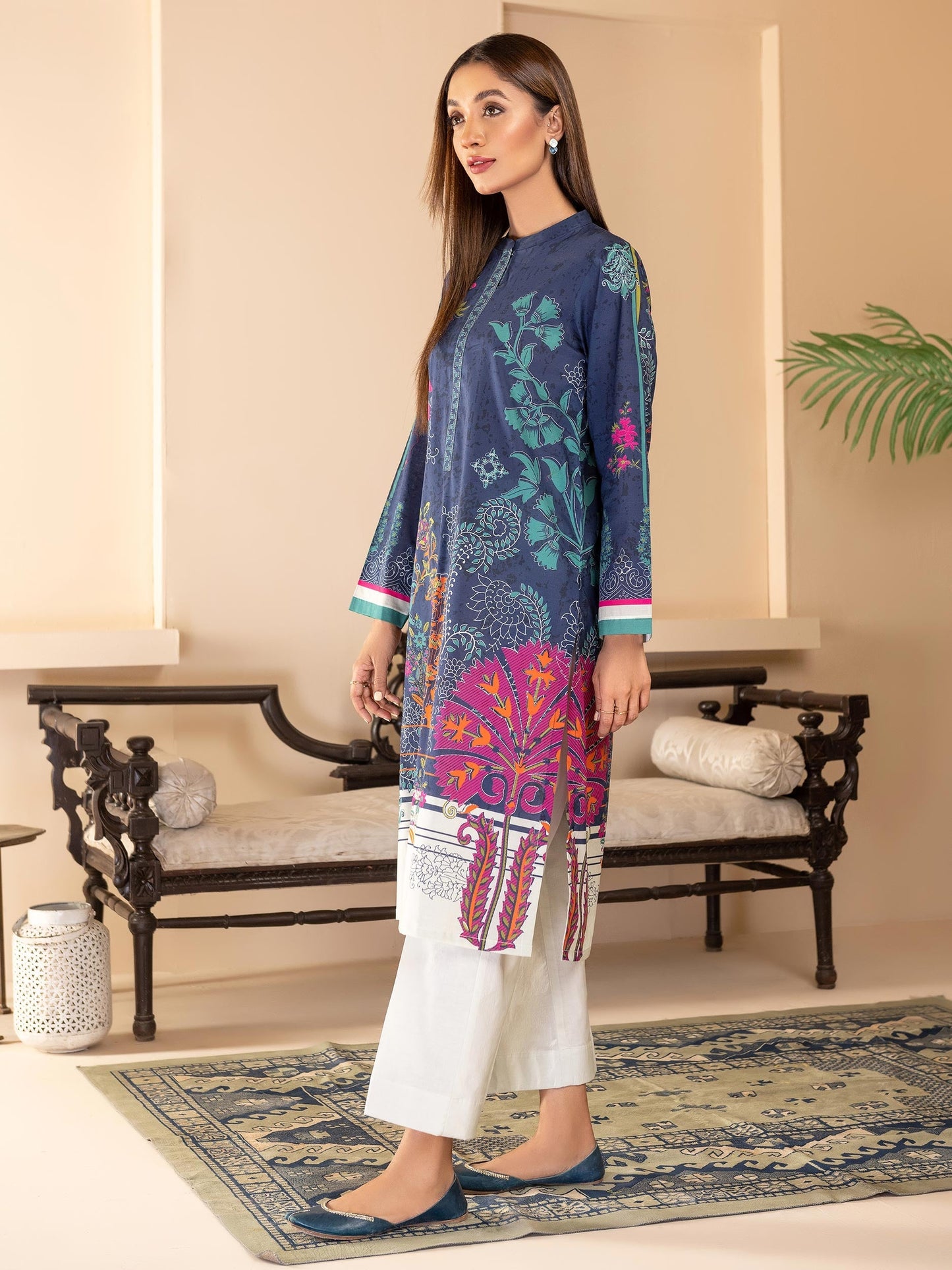 Lawn Shirt-Printed (Unstitched)