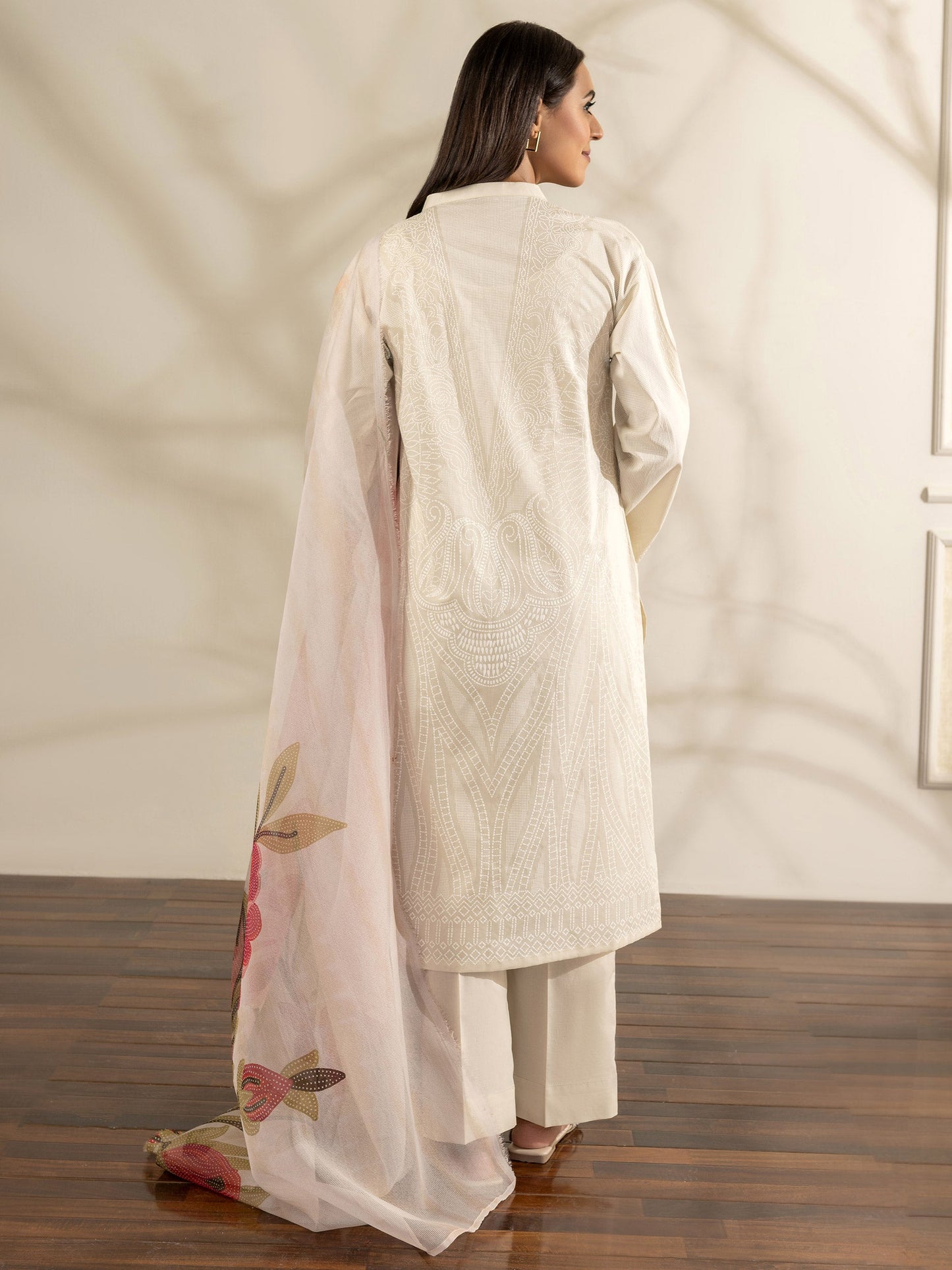 3 Piece Lawn Suit-Pasted (Unstitched)