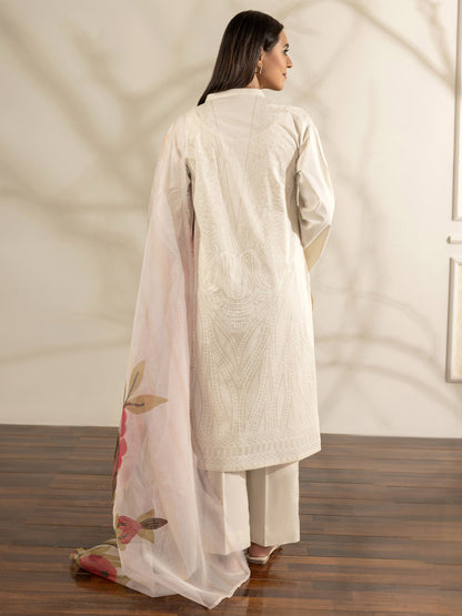 3 Piece Lawn Suit-Pasted (Unstitched)