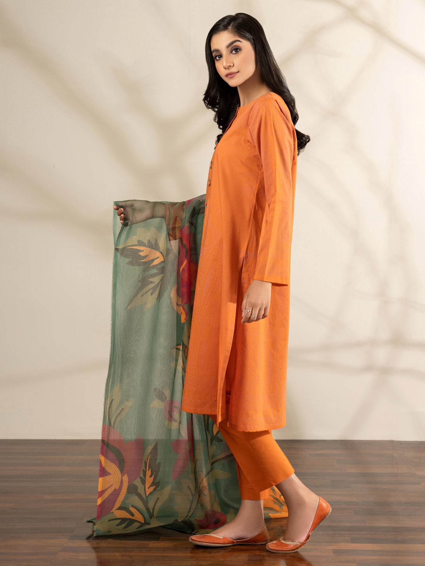 3 Piece Lawn Suit-Pasted (Unstitched)