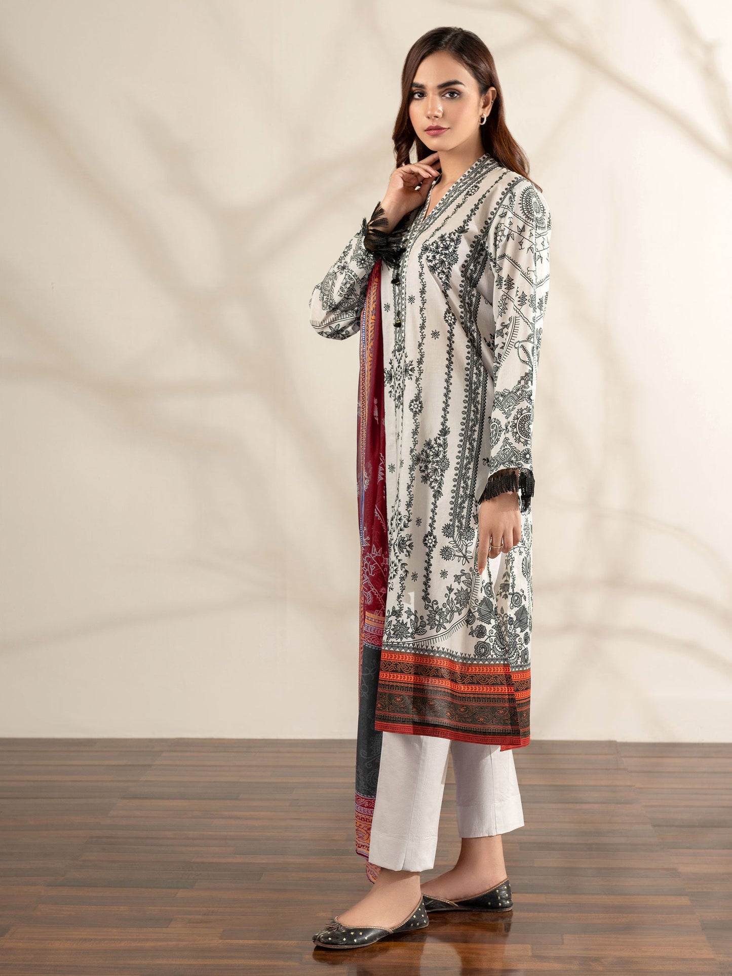 3 Piece Lawn Suit-Printed (Unstitched)