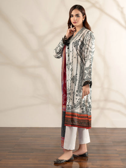 3 Piece Lawn Suit-Printed (Unstitched)