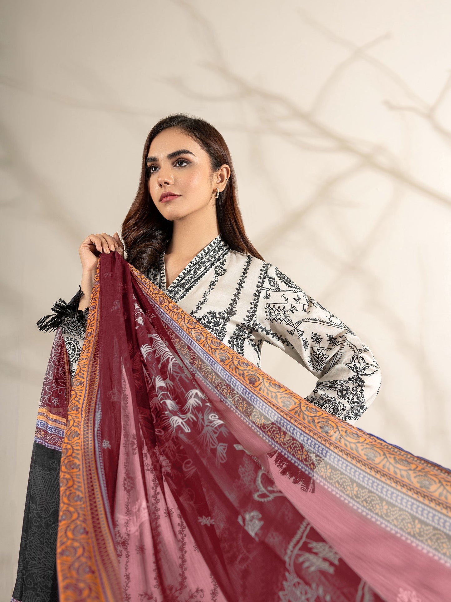 3 Piece Lawn Suit-Printed (Unstitched)