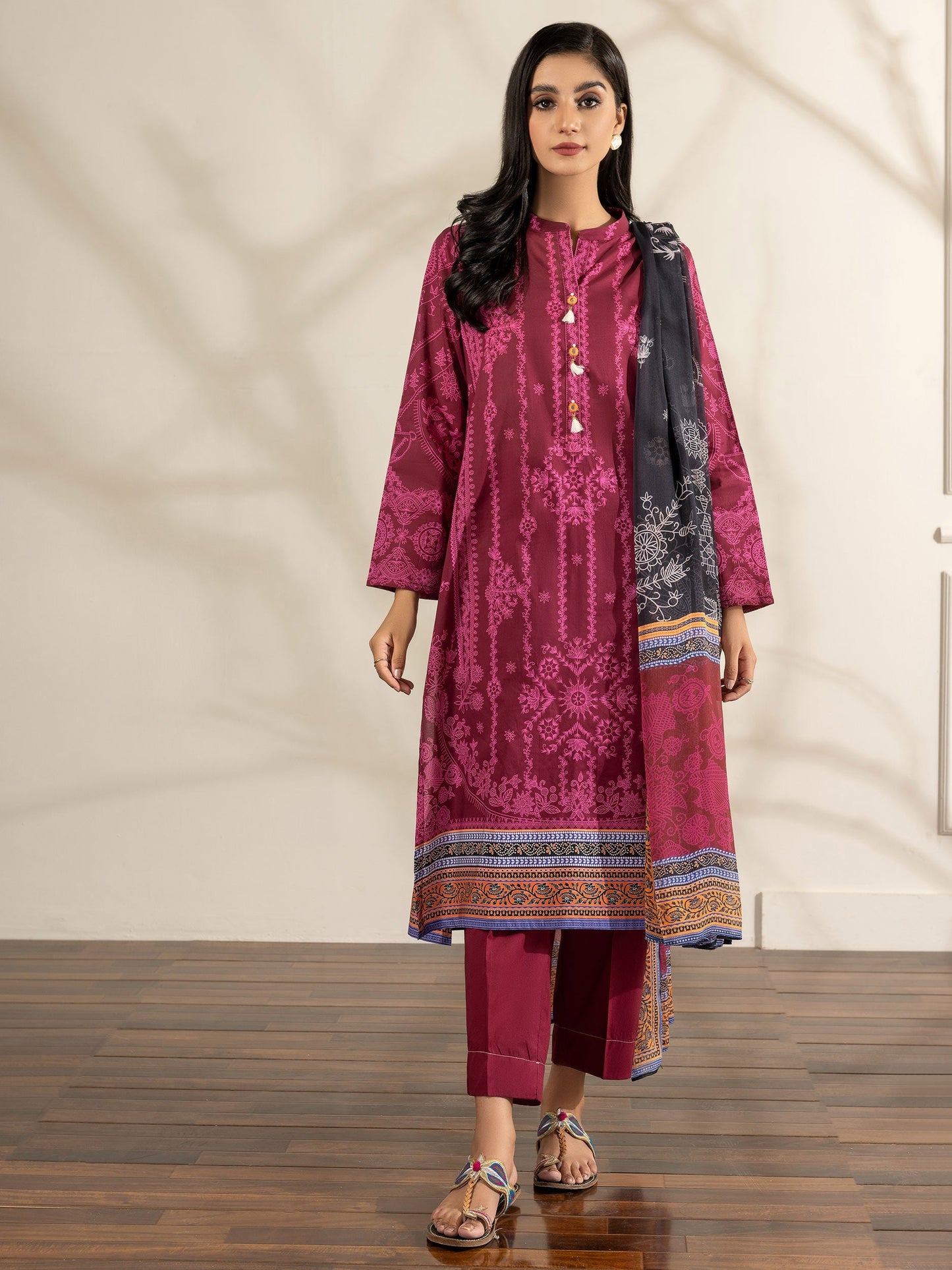 3 Piece Lawn Suit-Printed (Unstitched)