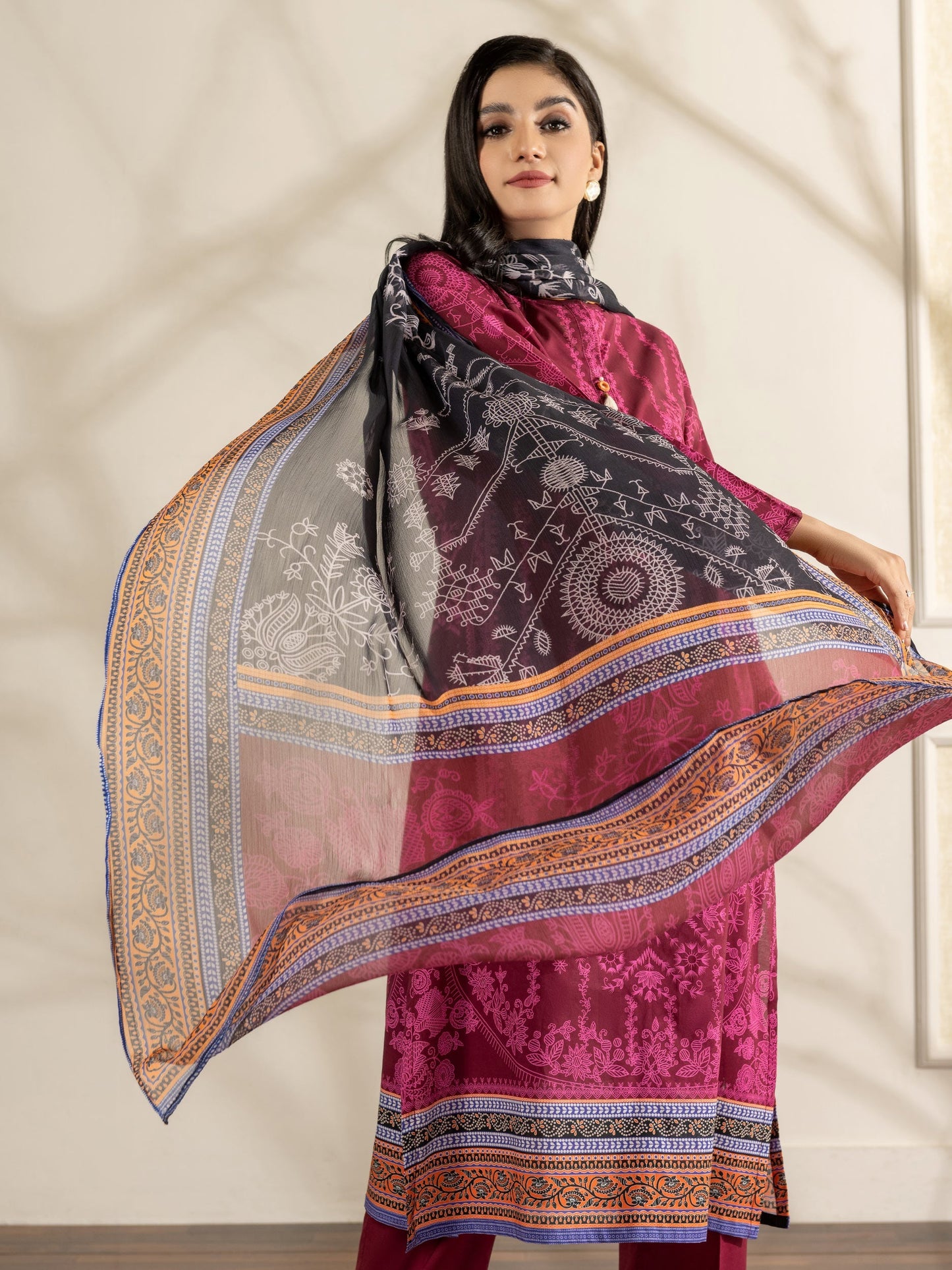 3 Piece Lawn Suit-Printed (Unstitched)