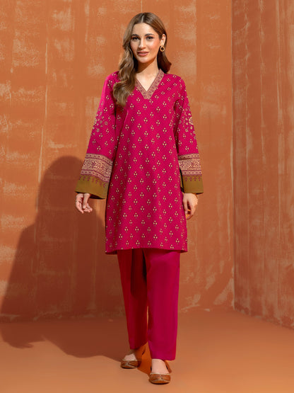 2 Piece Khaddar Suit-Paste Print(Unstitched)