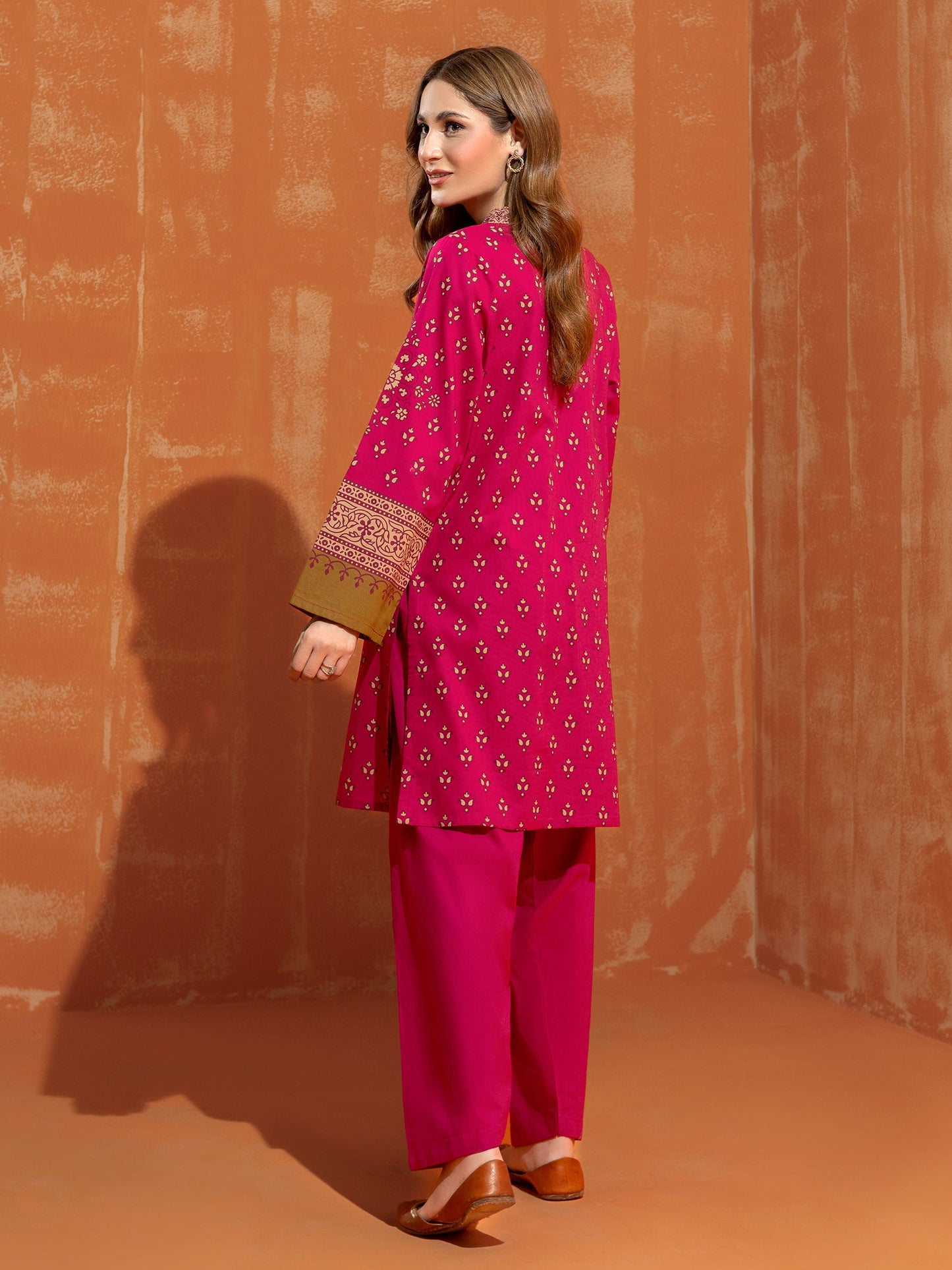 2 Piece Khaddar Suit-Paste Print(Unstitched)