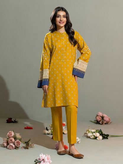 2 Piece Khaddar Suit-Paste Print(Unstitched)