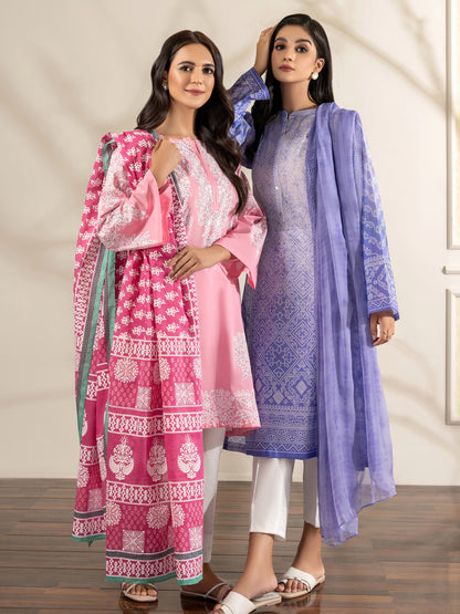 2 Piece Lawn Suit-Printed (Unstitched)