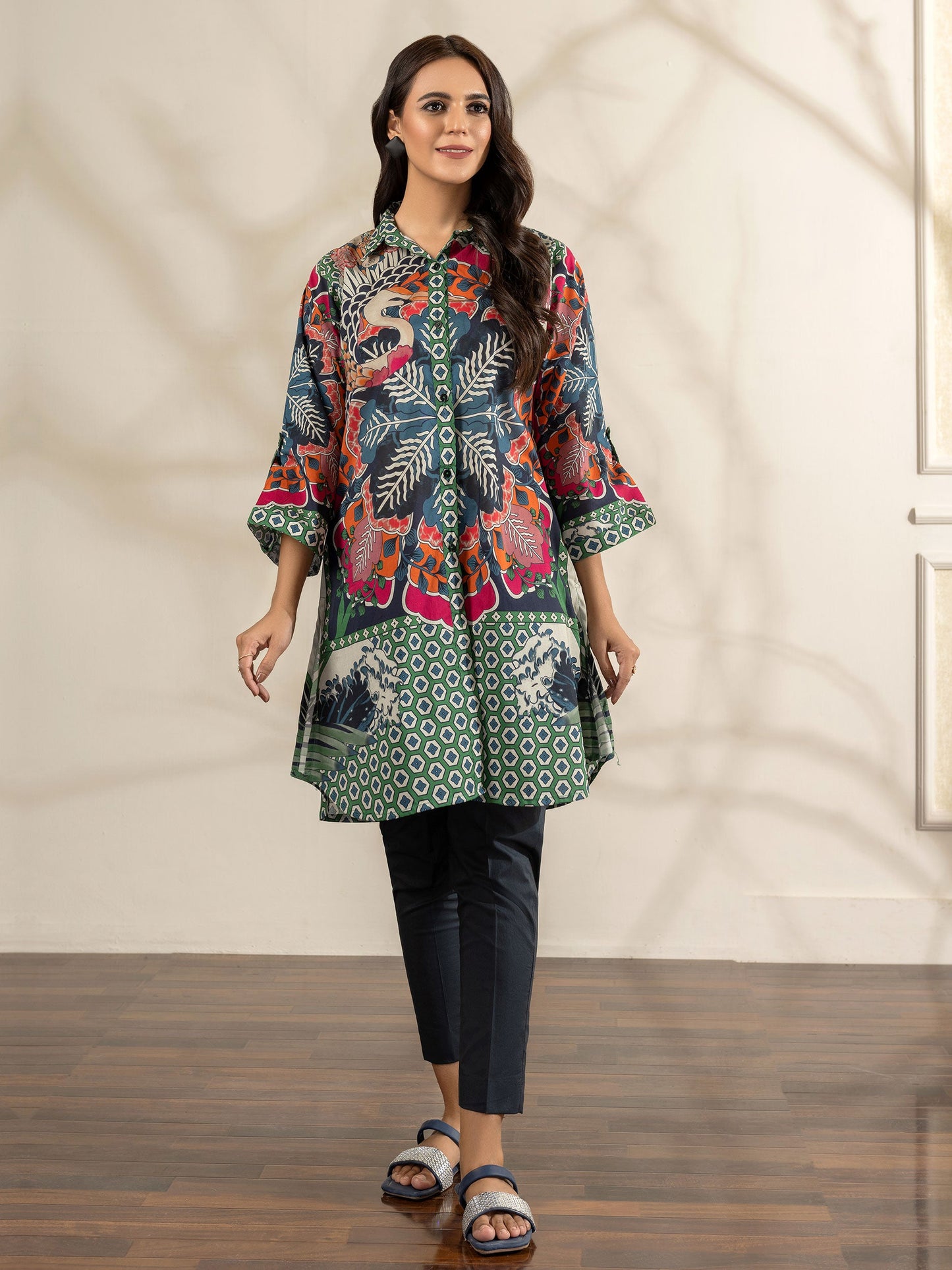 Lawn Shirt-Printed (Unstitched)