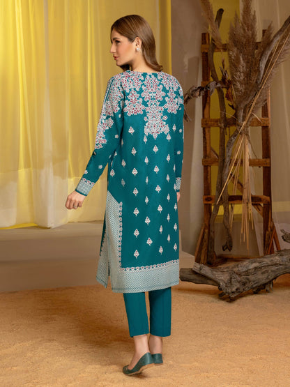 2 Piece Khaddar Suit-Printed(Unstitched)